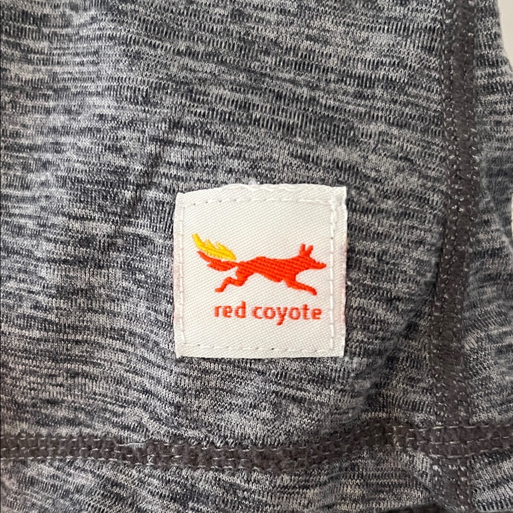 Red Coyote Gray Running Racerback Tank - Picture 2 of 4